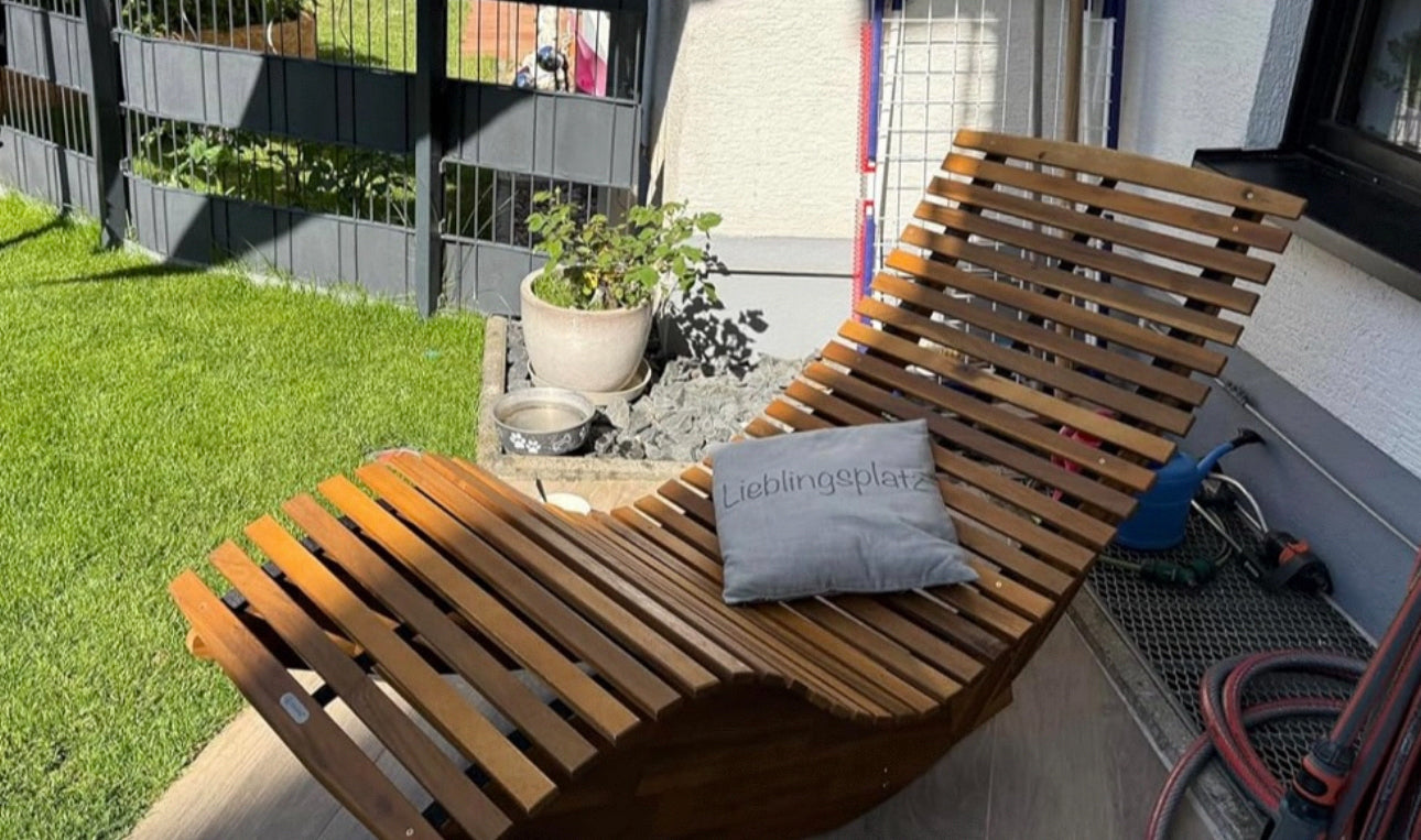 Sonnenliege Wetterfest Akazienholz