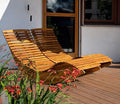 Sonnenliege Wetterfest Akazienholz
